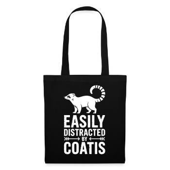 Coatis Sayings Funny Coatis Gift - Tote Bag - black - Front