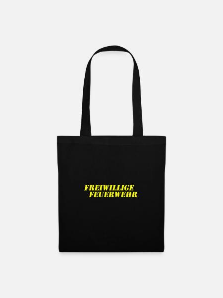 Freiwillige Feuerwehr - Stoffbeutel - Schwarz