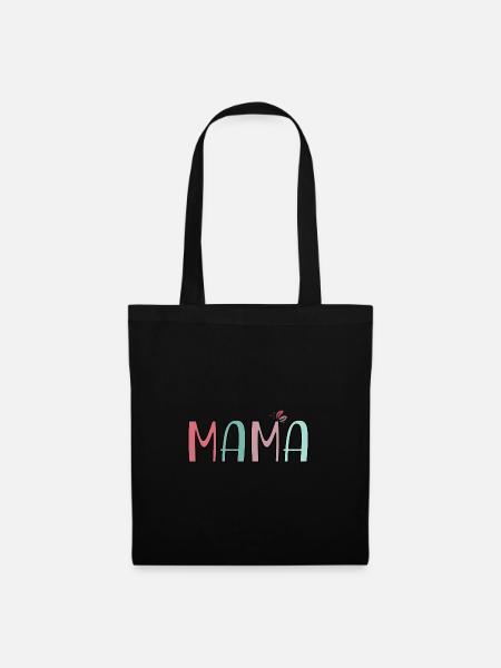 Mama ! - Stoffbeutel - Schwarz