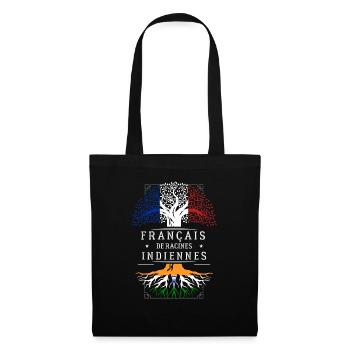 Racines Indiennes - Sac en tissu - noir - Devant