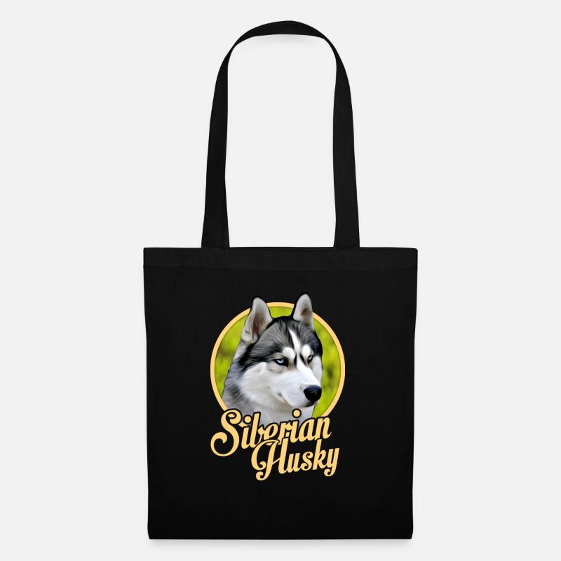 husky - Tote Bag - black