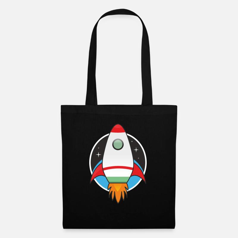 rocket - Tote Bag - black
