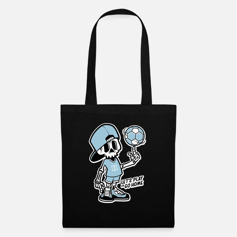 Skeleton handballer - Sac en tissu - noir