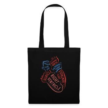Heart Specialist I Anatomy Doctor Medical Biology - Stoffbeutel - Schwarz - Vorne