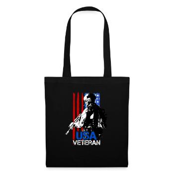 USA VETERAN ELDER ARMY MEMORIAL DAY - Tote Bag - black - Front