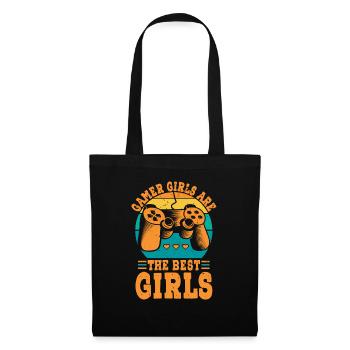 gamer girls are the best girls - Tote Bag - black - Front
