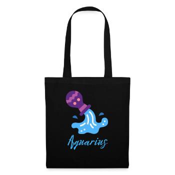 Aquarius 2 - Sac en tissu - noir - Devant