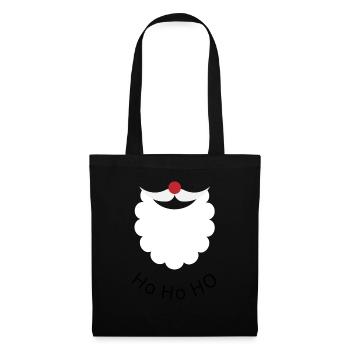 Ho Ho HO - Stoffbeutel - Schwarz - Vorne