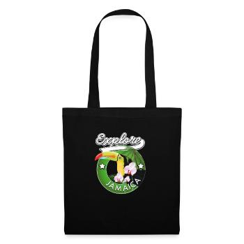 Explorez la Jamaïque - Sac en tissu - noir - Devant