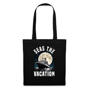 Seas The Vacation Cruise Ship Vacation Group - Stoffbeutel - Schwarz - Vorne