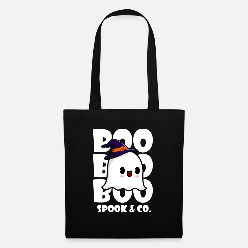 BOO SPOOK & CO. - Stoffbeutel - Schwarz