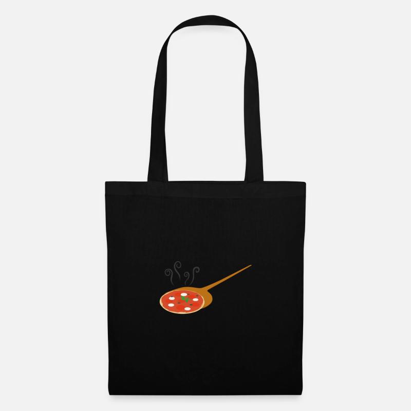 hot pizza - Tote Bag - black