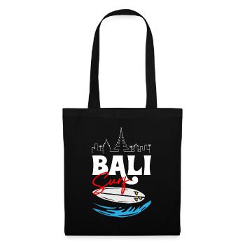 Bali Surfing - Stoffbeutel - Schwarz - Vorne