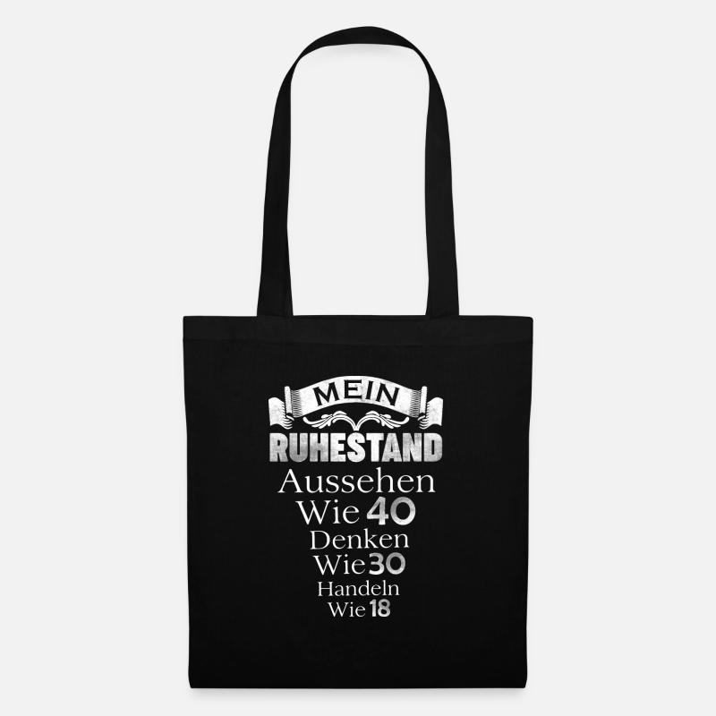 retirement - Tote Bag - black