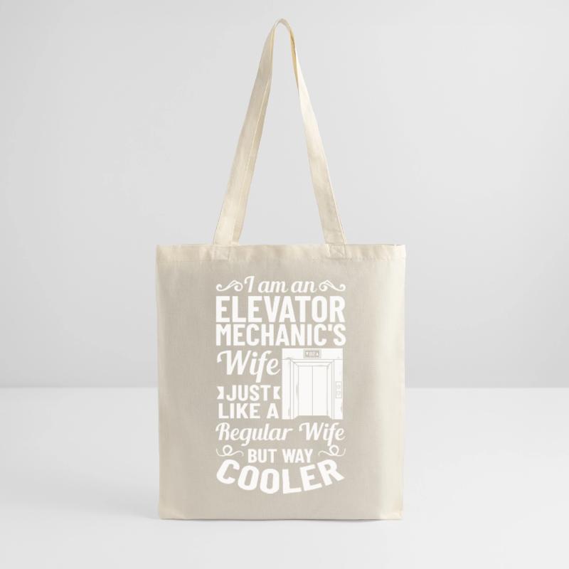 Elevator Elevator System Technician Woman Elevator Elevator Tote Bag