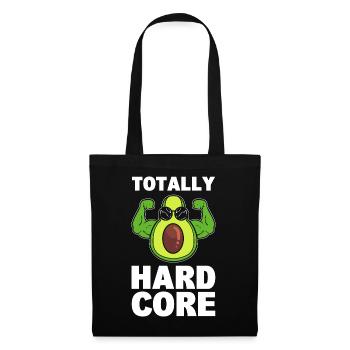 Avocado-Fitnesstraining Fitnessstudiobesucher - Stoffbeutel - Schwarz - Vorne