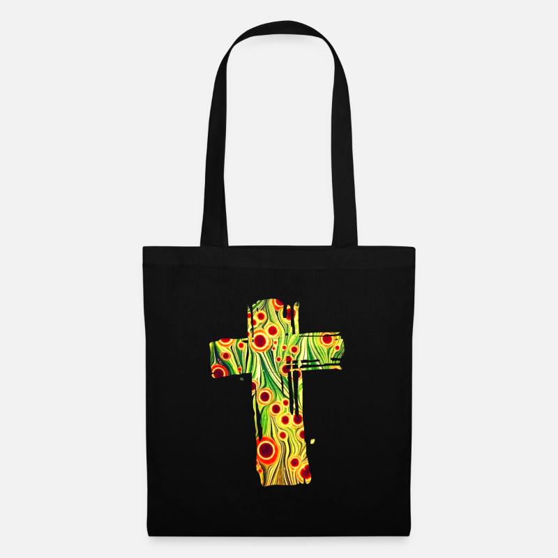 croix 11 e 110 - Sac en tissu - noir