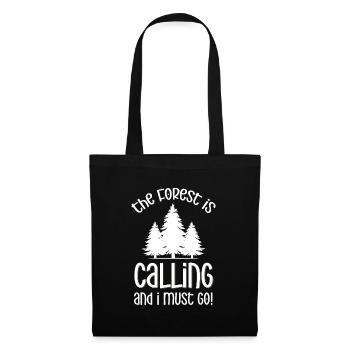 Forest Nature Conservation Hunter Wilderness - Tote Bag - black - Front