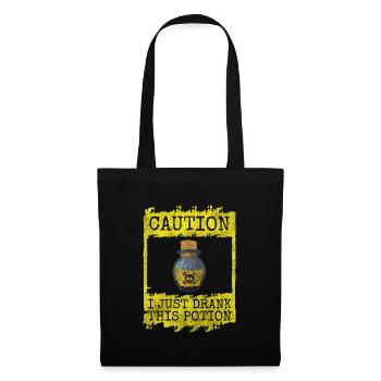 Alchimie Recherche à base de plantes - Sac en tissu - noir - Devant