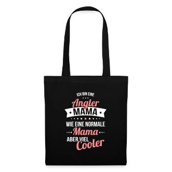 Angler mom like a normal mom but much cooler - Tote Bag - black - Front