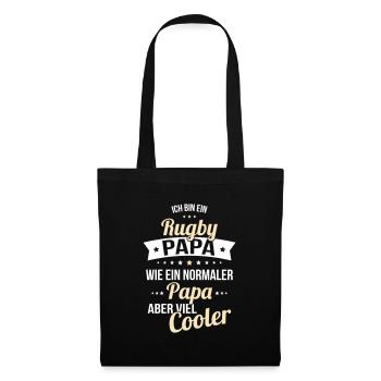 Rugby dad like a normal dad but much cooler - Tote Bag - black - Front