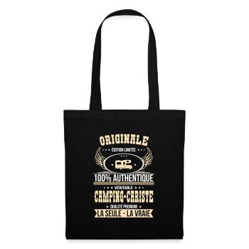 Authentique et véritable camping-cariste Originale - Sac en tissu - noir - Devant