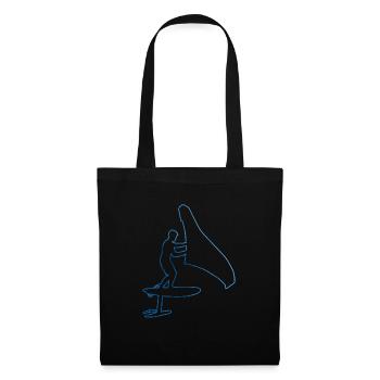 foilwing wingfoil hydrofoil wingsurf Women - Tote Bag - black - Front
