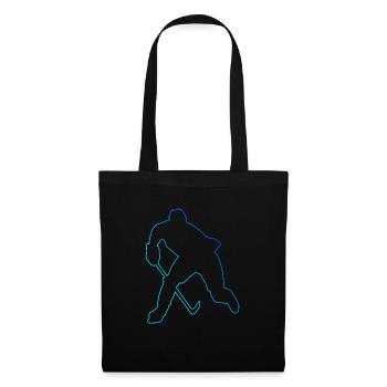 Ice Hockey player Eishockey spielen Damen - Tote Bag - black - Front