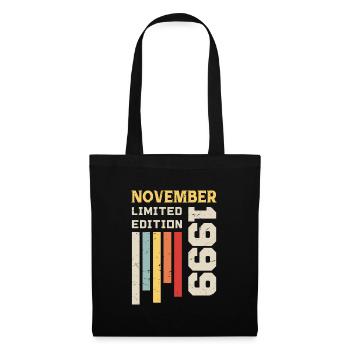 November 1999 Birthday Gift - November 1999 - Tote Bag - black - Front