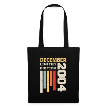 Décembre 2004 - Cadeau anniversaire Décembre 2004 - Sac en tissu - noir - Devant