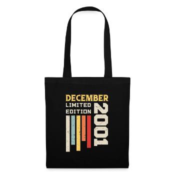 Décembre 2001 - Cadeau anniversaire Décembre 2001 - Sac en tissu - noir - Devant