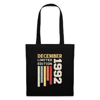 December 1992 - December 1992 Birthday Gift - Tote Bag - black - Front