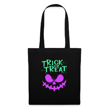 Halloween Scary Face, Trick or Treat - Tote Bag - black - Front