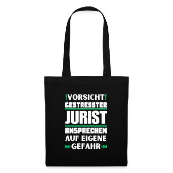 Ne parlez pas à un avocat stressé ! - Sac en tissu - noir - Devant