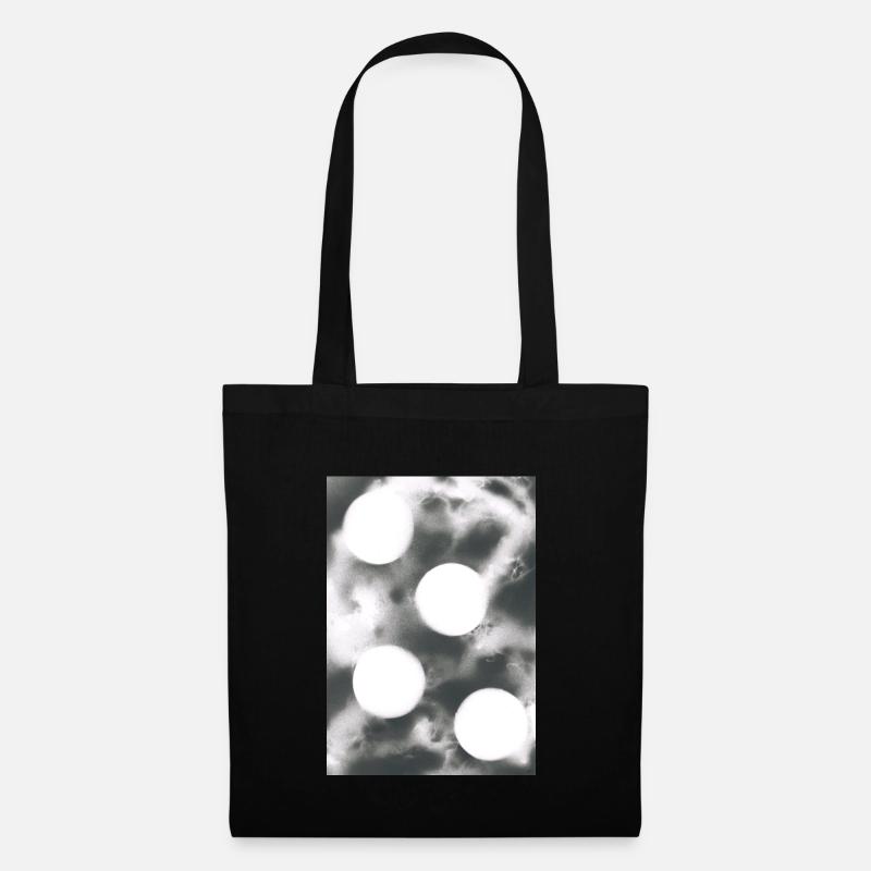 Abstract Circles - 3 - Tote Bag - black