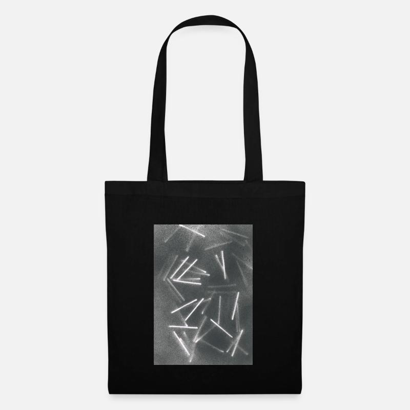 Abstract Lines - 2 - Tote Bag - black