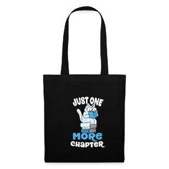 Juste un chapitre de plus Livre Amoureux des chats - Sac en tissu - noir - Devant