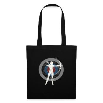 Archer Shooting Sports Sports Shooters Cadeau - Sac en tissu - noir - Devant