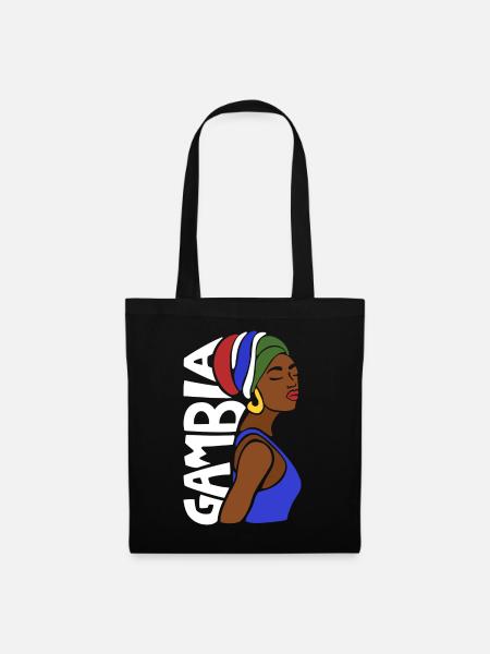 Gambia - Stoffbeutel - Schwarz