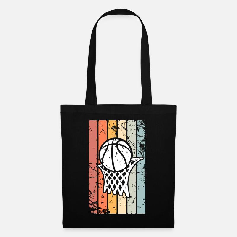 Basketball Basketballer - Stoffbeutel - Schwarz