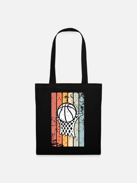 Basketball Basketballer - Stoffbeutel - Schwarz