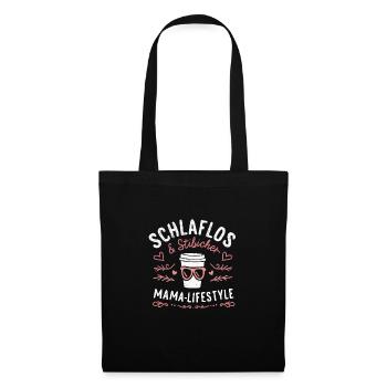 Mama Muttertag Geburtstag Beste Mütter Weihnachten - Stoffbeutel - Schwarz - Vorne