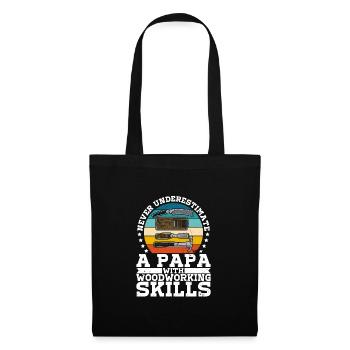 carpenter carpentry carpentry woodworker profession - Tote Bag - black - Front