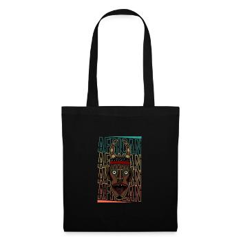 Africa Mask African Afro History - Tote Bag - black - Front