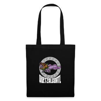 Quetzalcoatl Axolotl Mexique Divinité Aztèque - Sac en tissu - noir - Devant