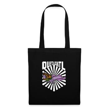 Quetzalcoatl Axolotl Mexique Divinité Aztèque - Sac en tissu - noir - Devant