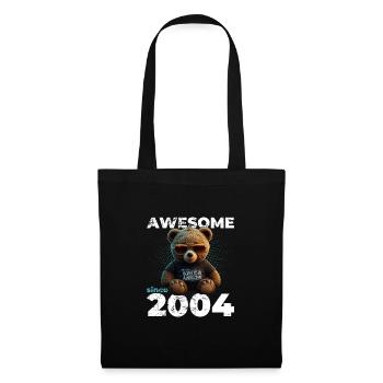20th Birthday Original 2004 Vintage 2004 Bear Cute - Tote Bag - black - Front