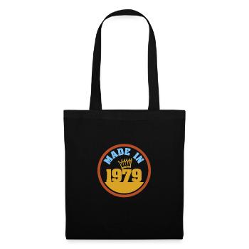 Made in 1979 - Stoffbeutel - Schwarz - Vorne