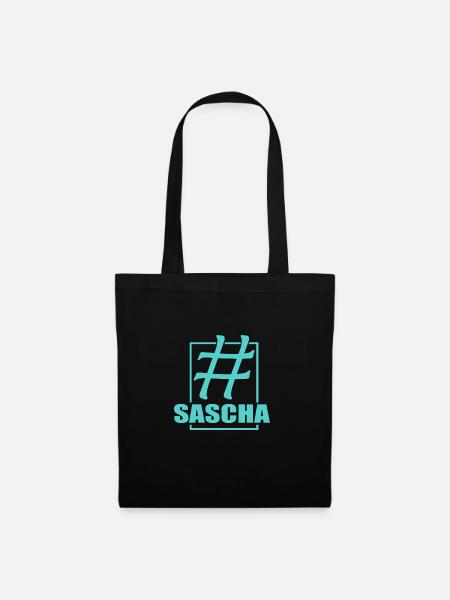 Sascha - Stoffbeutel - Schwarz