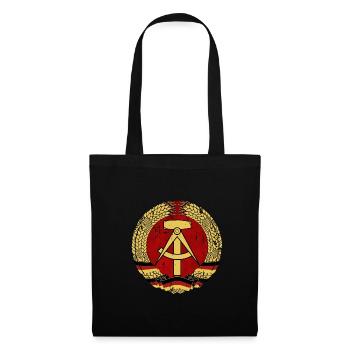 DDR Vintage Logo Emblem - Tote Bag - black - Front